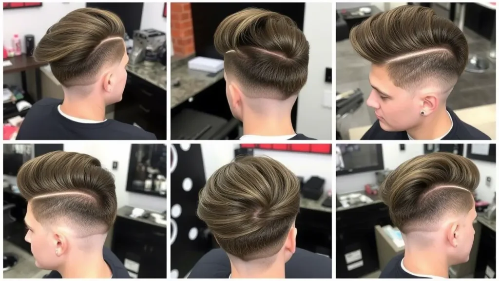 Low Taper Fade with Volume on Top