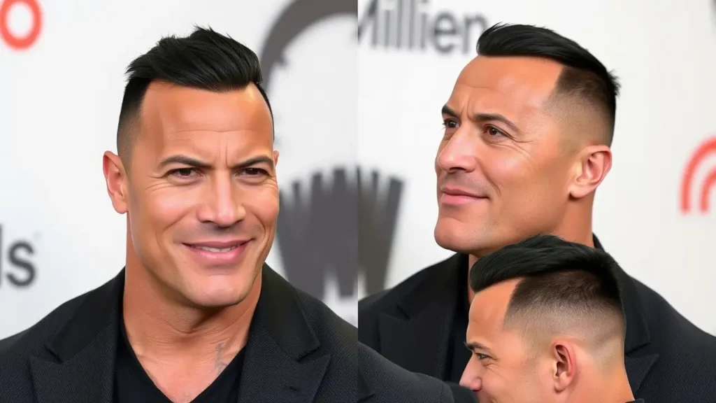 The Rock Low Taper Fade