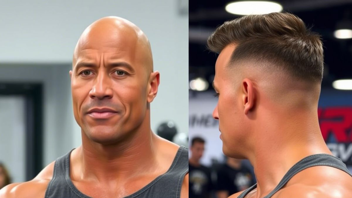 The Rock Low Taper Fade